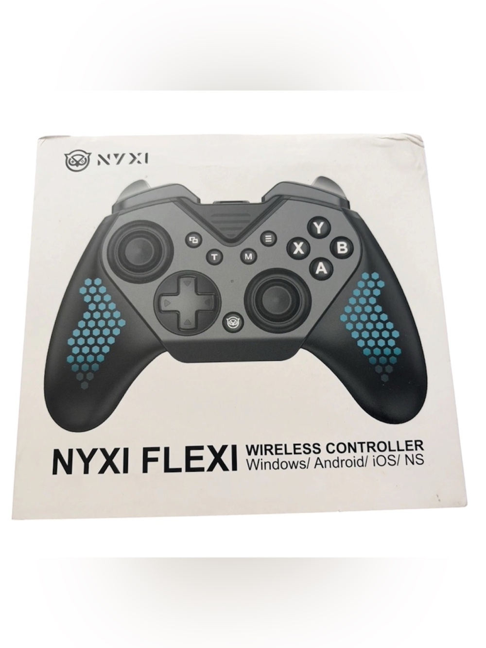 NYXI Flexi Wireless Controller - Black with Teal Accents